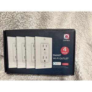 Standard Smart Wi-Fi Outlet, Smart in Wall Outlet‎ - 4 Pack